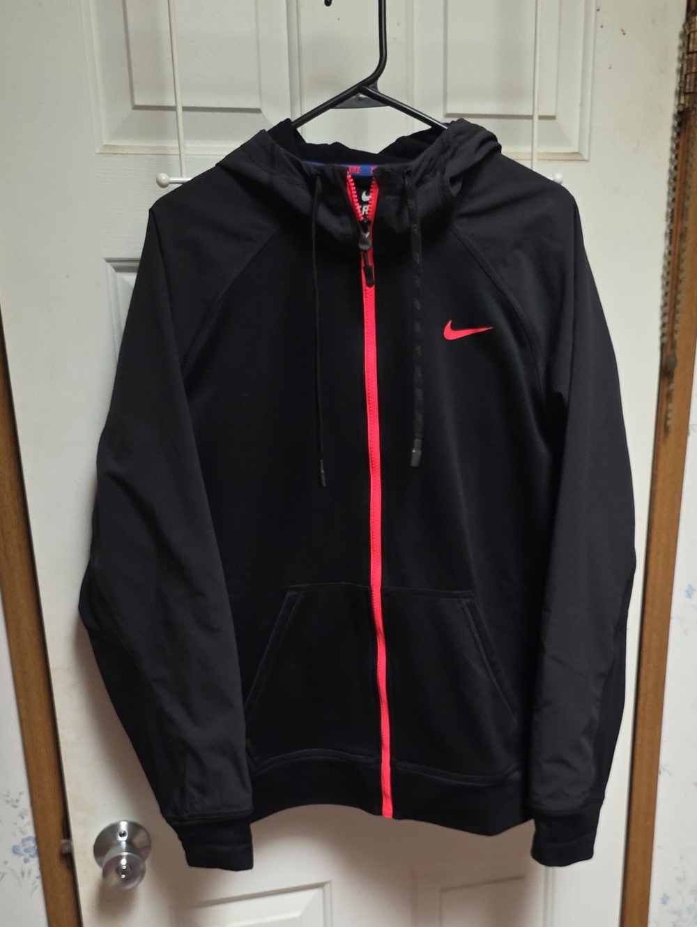 Nike Black Jacket with Orange Accents
